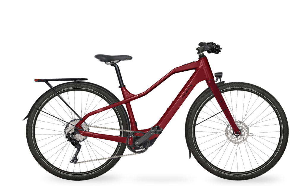 C.lesvelos-Vélo-de-Ville-Revo-C-Rouge Brillant